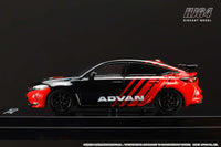 HOBBY JAPAN 1/64 Honda CIVIC TYPE R (FL5) YOKOHAMA ADVAN COLOR (CUSTOMIZED COLOR VER.) HJ641063AV