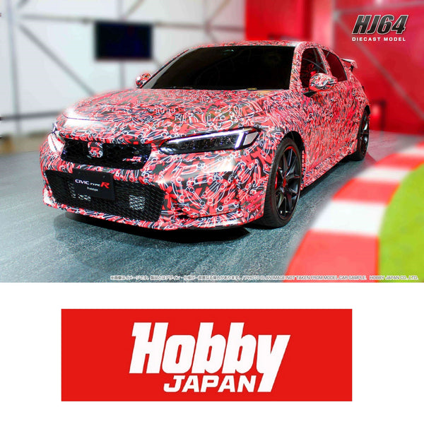 PREORDER HOBBY JAPAN 1/64 Honda CIVIC TYPE R (FL5) Camouflage HJ641063CM (Approx. Release Date : Q4 2023 subjects to the manufacturer's final decision)