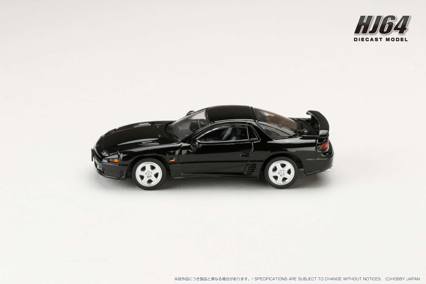 HOBBY JAPAN 1/64 MITSUBISHI GTO TWINTURBO Black HJ641065ABK