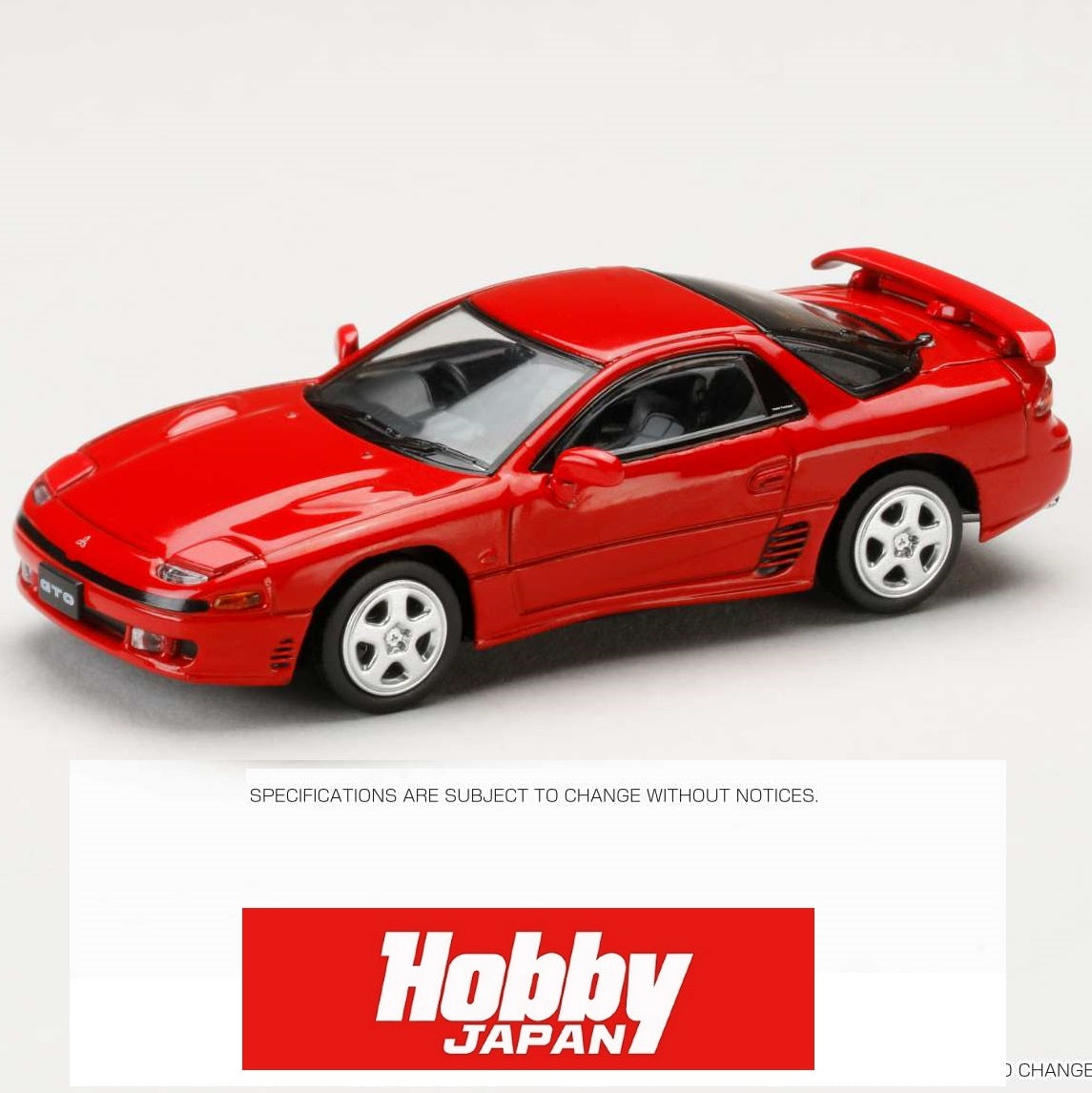 Bow　SPORTS CAR COLLECTION 　Ⅰ& II CD-ROM PREORDER HOBBY JAPAN 1/64 MITSUBISHI GTO TWINTURBO Red