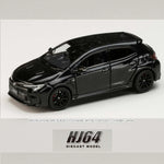 PREORDER HOBBY JAPAN 1/64 Toyota GR COROLLA RZ Black HJ641067BK (Approx. Release Date : Q2 2024 subjects to the manufacturer's final decision)