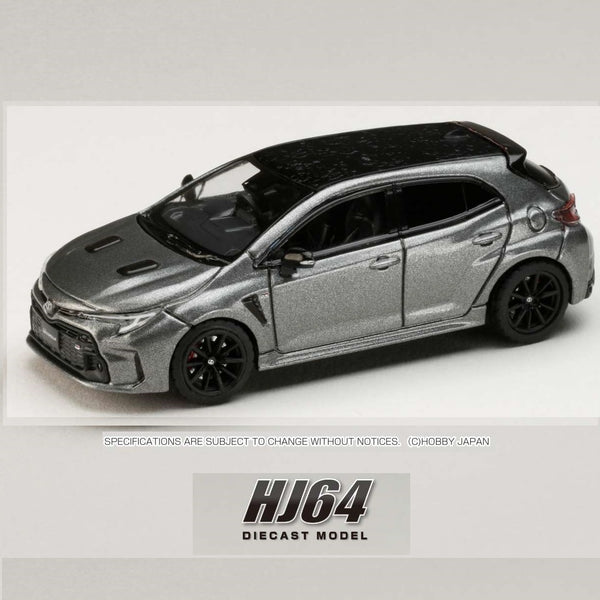 HOBBY JAPAN 1/64 Toyota GR COROLLA RZ Gray Metallic HJ641067GM