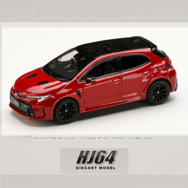 PREORDER HOBBY JAPAN 1/64 Toyota GR COROLLA RZ Red HJ641067R (Approx. Release Date : Q2 2024 subjects to the manufacturer's final decision)