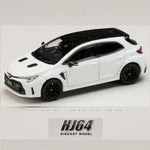 PREORDER HOBBY JAPAN 1/64 Toyota GR COROLLA RZ White HJ641067W (Approx. Release Date : Q2 2024 subjects to the manufacturer's final decision)