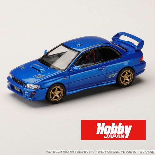 HOBBY JAPAN 1/64 SUBARU Impreza PURE SPORTS COUPE WRX type R STi Version Ⅴ Limited BLUE HJ641079FBL