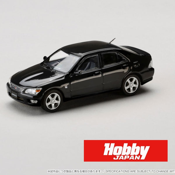 PREORDER HOBBY JAPAN 1/64 Toyota ALTEZZA RS200 (E10) 1998 BLACK HJ641080ABK (Approx. Release Date : Q2 2025 subjects to the manufacturer's final decision)