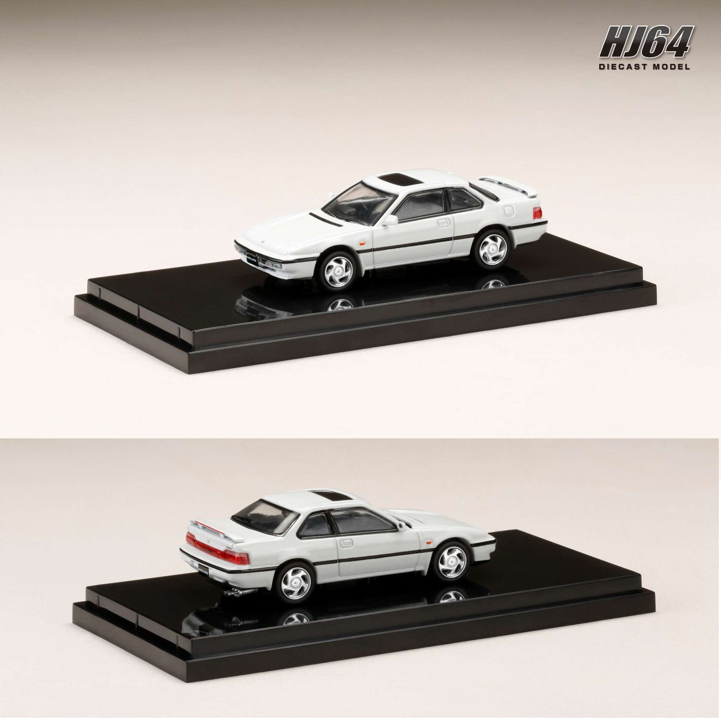 HOBBY JAPAN 1/64 Honda Prelude 2.0XX 4WS Special Edition (BA5) WHITE HJ642002AW