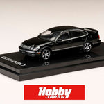 PREORDER HOBBY JAPAN 1/64 LEXUS GS430 BLACK HJ642030LBK (Approx. Release Date : Q4 2024 subjects to the manufacturer's final decision)