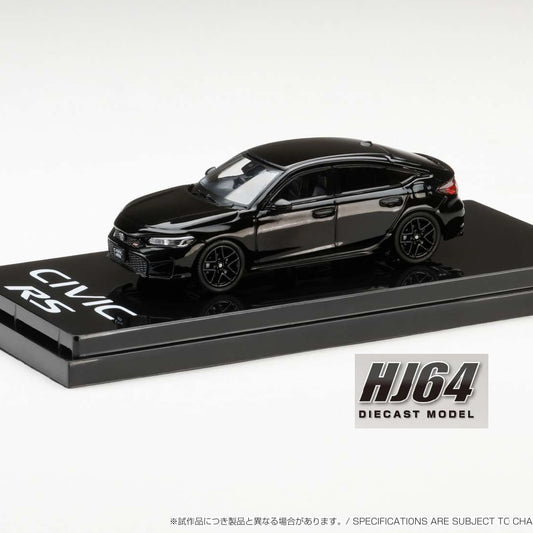 HOBBY JAPAN 1/64 Honda CIVIC RS BLACK PEARL HJ642046ABK