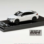 PREORDER HOBBY JAPAN 1/64 Honda CIVIC RS WHITE PEARL HJ642046AW (Approx. Release Date : Q1 2025 subjects to the manufacturer's final decision)