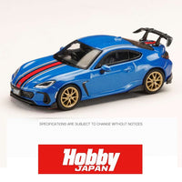 PREORDER HOBBY JAPAN 1/64 SUBARU BRZ STI PERFORMANCE WR BLUE PEARL with Stripe HJ642047DSBL (Approx. Release Date : Q4 2023 subjects to the manufacturer's final decision)