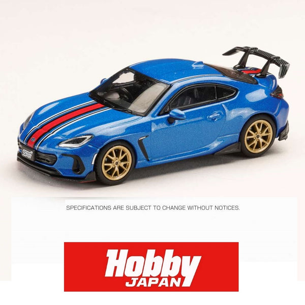 HOBBY JAPAN 1/64 SUBARU BRZ STI PERFORMANCE WR BLUE PEARL with Stripe HJ642047DSBL