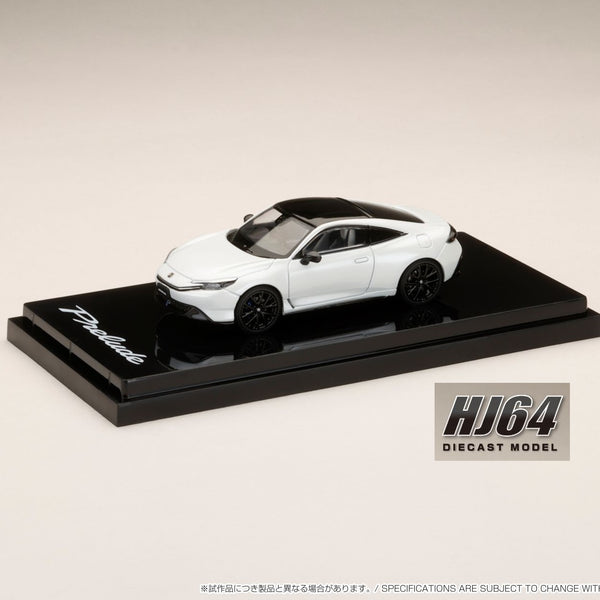 PREORDER HOBBY JAPAN 1/64 Honda Prelude 2025 Moonlit White Pearl＆ Black HJ642085W (Approx. Release Date : Q4 2025 subjects to the manufacturer's final decision)