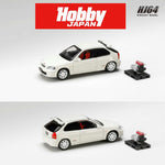 HOBBY JAPAN 1/64 Honda CIVIC TYPE R (E-EK9) 1997 with Engine Championship White HJ643016AW