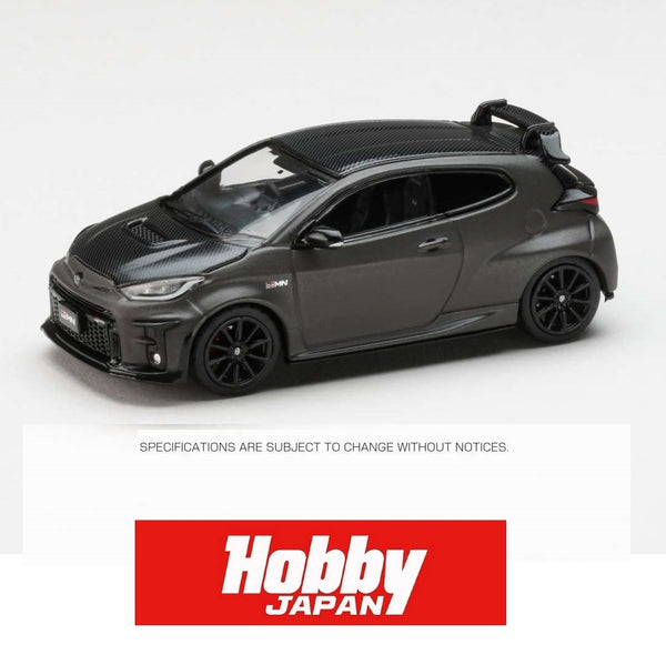 PREORDER HOBBY JAPAN 1/64 Toyota GRMN YARIS CIRCUIT PACKAGE MATTE STEEL (1M1) HJ643024CGM (Approx. Release Date : Q4 2023 subjects to the manufacturer's final decision)
