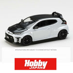 HOBBY JAPAN 1/64 Toyota GRMN YARIS CIRCUIT PACKAGE PLATINUM WHITE PEARL MICA HJ643024CPW