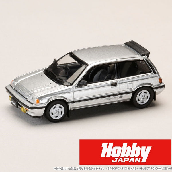 PREORDER HOBBY JAPAN 1/64 Honda CIVIC (AT) LATE VERSION / Genuine optional Parts SILVER HJ645029S (Approx. Release Date : Q2 2025 subjects to the manufacturer's final decision)