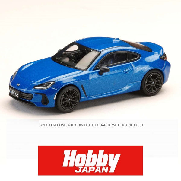 PREORDER HOBBY JAPAN 1/64 SUBARU BRZ S 10TH ANNIVERSARY LIMITED WR BLUE PEARL HJ643047BL (Approx. Release Date : Q4 2023 subjects to the manufacturer's final decision)
