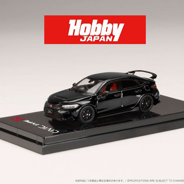 PREORDER HOBBY JAPAN 1/64 Honda CIVIC Type R (FL5) CRYSTAL BLACK PEARL HJ643063BK (Approx. Release Date : Q1 2025 subjects to the manufacturer's final decision)