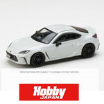 HOBBY JAPAN 1/64 Toyota GR86 RZ With Genuine Optional Rear Spoiler CRYSTAL WHITE PEARL HJ644048W