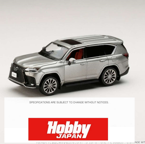PREORDER HOBBY JAPAN 1/64 LEXUS LX600 F Sport Titanium HJ644061T (Approx. Release Date : Q1 2024 subjects to the manufacturer's final decision)