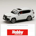 PREORDER HOBBY JAPAN 1/64 LEXUS LX600 F Sport Sonic Quartz HJ644061W (Approx. Release Date : Q1 2024 subjects to the manufacturer's final decision)