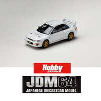 HOBBY JAPAN JDM64 1/64 SUBARU  Impreza-22B STi Version (GC8) JDM STYLE FEATEHR WHITE HJDM003B-11