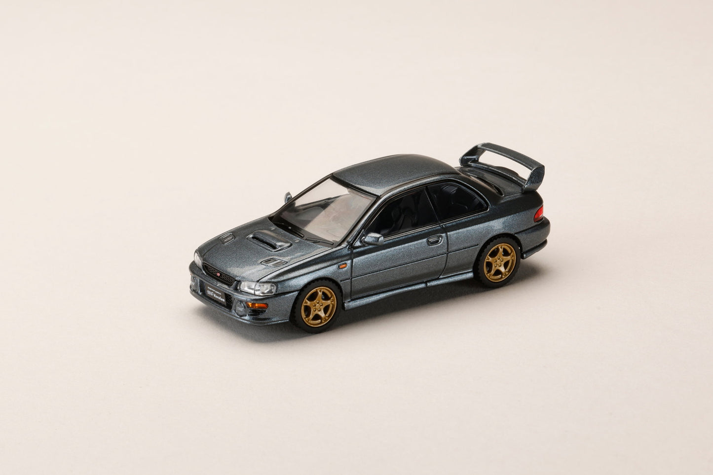 PREORDER HOBBY JAPAN JDM64 1/64 Subaru Impreza WRX type R Sti Version with WR Type Front Bumper - COOL GREY HJDM006-21 (Approx. Release Date : Q2 2026 subjects to the manufacturer's final decision)