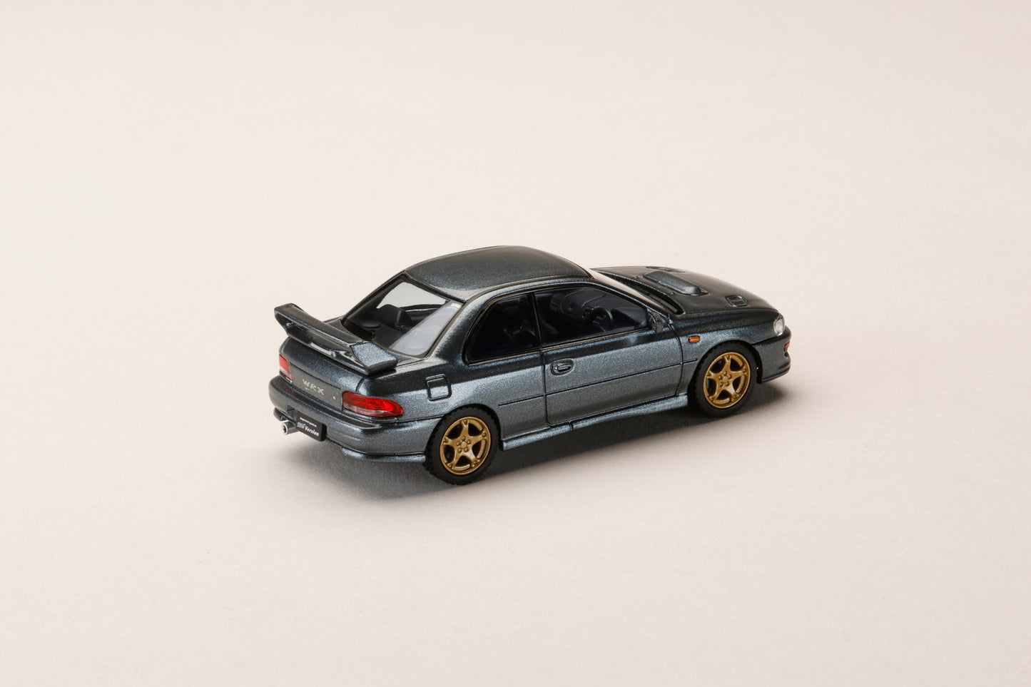 PREORDER HOBBY JAPAN JDM64 1/64 Subaru Impreza WRX type R Sti Version with WR Type Front Bumper - COOL GREY HJDM006-21 (Approx. Release Date : Q2 2026 subjects to the manufacturer's final decision)