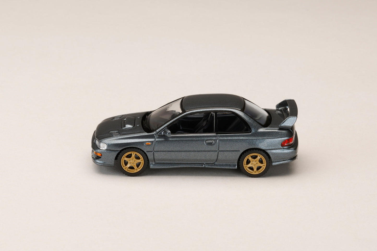 PREORDER HOBBY JAPAN JDM64 1/64 Subaru Impreza WRX type R Sti Version with WR Type Front Bumper - COOL GREY HJDM006-21 (Approx. Release Date : Q2 2026 subjects to the manufacturer's final decision)