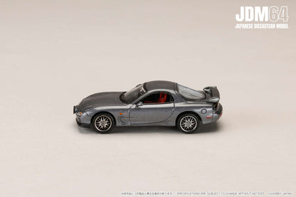 HOBBY JAPAN JDM64 1/64 Mazda RX-7 (FD3S) SPIRIT R Type A TITANIUM GRAY METALLIC HJDM007A-12