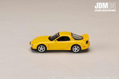 HOBBY JAPAN JDM64 1/64 MAZDA RX-7 (FD3S) Type R Bathurst R SUNBURST YELLOW HJDM007A-14