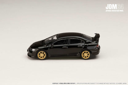 PREORDER HOBBY JAPAN JDM64 1/64 MUGEN CIVIC TYPE R (FD2) Crystal Black Pearl HJDM010-17 (Approx. Release Date : Q2 2026 subjects to the manufacturer's final decision)