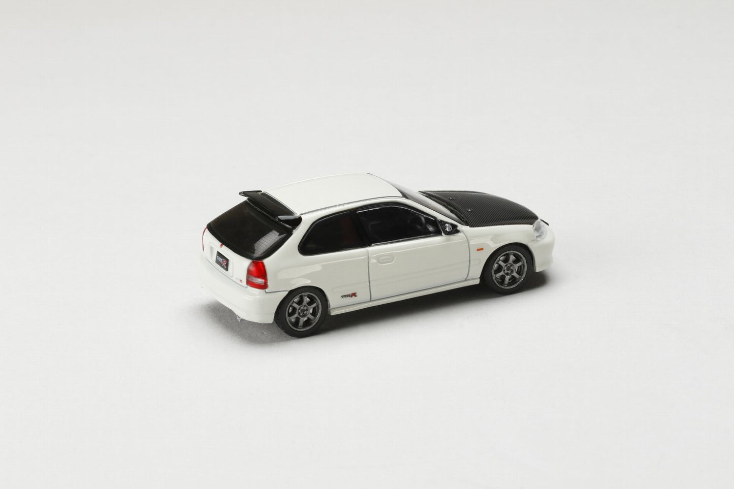 JDM64 by HOBBY JAPAN 1/64 Honda CIVIC TYPE R (EK9) JDM STYLE - Championship White HJDM001-3