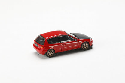 JDM64 by HOBBY JAPAN 1/64 Honda CIVIC (EG6) SIR-Ⅱ JDM STYLE - Milano Red HJDM002-8