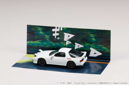 PREORDER HOBBY JAPAN JDM64 1/64 MAZDA RX-7 (FC3S) RedSuns Initial D Ryosuke Takahashi VS Kyoichi Sudou HJDMD003B (Approx. Release Date : Q2 2026 subjects to the manufacturer's final decision)