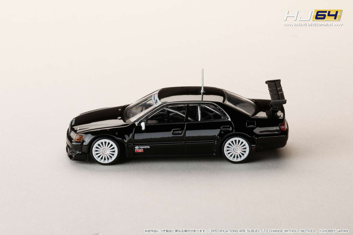 PREORDER HOBBY JAPAN 1/64 Toyota Chaser 1997 JTCC Test car HJR641072A (Approx. Release Date : Q4 2025 subjects to the manufacturer's final decision)