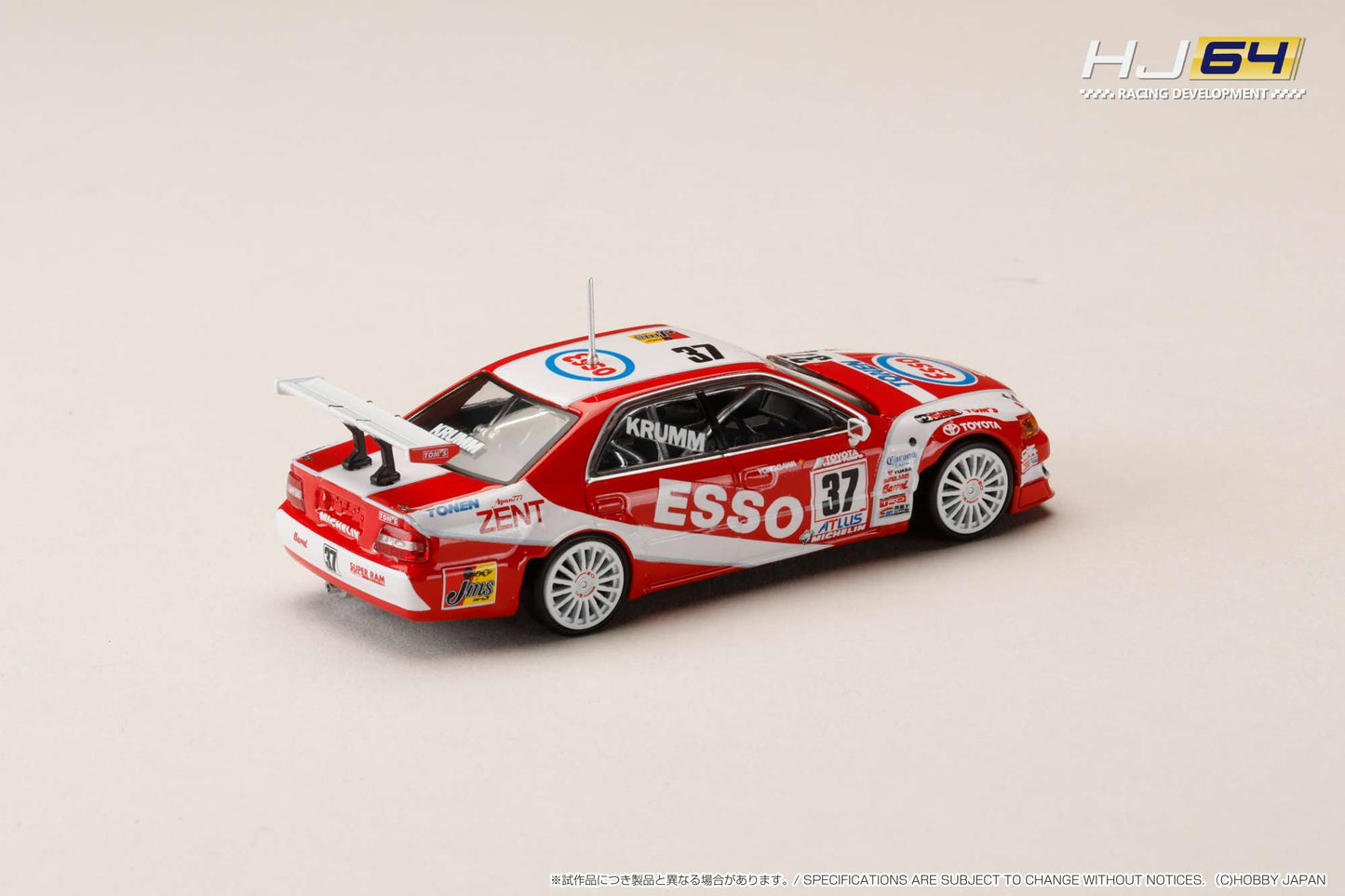 HOBBY JAPAN x IG 1/64 ZESSO TONEN TOM'S Chaser (#37) 1997 JTCC HJR641072C
