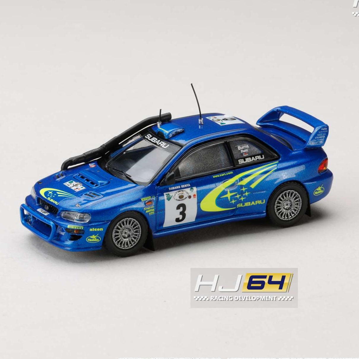 PREORDER HOBBY JAPAN 1/64 SUBARU IMPREZA WRC 2000 #3 (SAFARI) HJR646041E (Approx. Release Date : Q3 2025 subjects to the manufacturer's final decision)