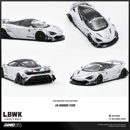 PREORDER INNO64 1/64 LIBERTY WALK 720S IN64-LBWK720S-01 (Approx. Release Date : Q1 2027 subject to the manufacturer's final decision) **Chase cars are randomly packed**