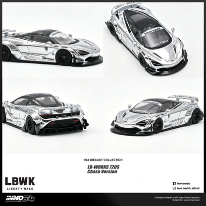 PREORDER INNO64 1/64 LIBERTY WALK 720S IN64-LBWK720S-01 (Approx. Release Date : Q1 2027 subject to the manufacturer's final decision) **Chase cars are randomly packed**