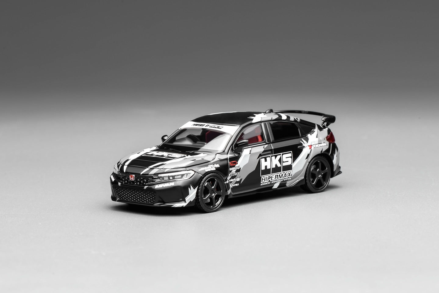 Motorhelix 1/64 Honda Civic TYPE R (FL5) HKS Matte Black – Tokyo