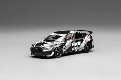 Motorhelix 1/64 Honda Civic TYPE R (FL5) HKS Matte Black