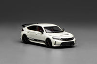 PREORDER Motorhelix 1/64 Honda Civic TYPE R (FL5) HKS Championship White (Approx. Release Date: Q1 2026 and subject to the manufacturer's final decision)