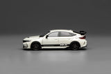 PREORDER Motorhelix 1/64 Honda Civic TYPE R (FL5) HKS Championship White (Approx. Release Date: Q1 2026 and subject to the manufacturer's final decision)