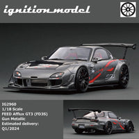 Ignition Model 1/18 FEED Afflux GT3 (FD3S Gun Metallic  IG2960