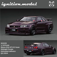 PREORDER Ignition Model 1/18 Nismo R34 GT-R Z-tune Midnight Purple IG3225 (Approx. Release Date : Q4 2024 subject to manufacturer's final decision)