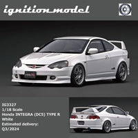 PREORDER Ignition Model 1/18 Honda INTEGRA (DC5) TYPE R  White IG3327 (Approx. Release Date : Q4 2024 subject to manufacturer's final decision)
