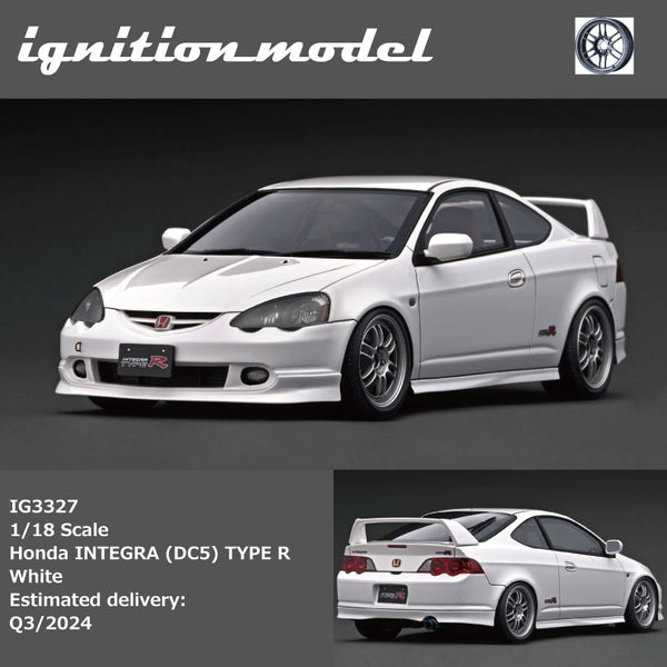 Ignition Model 1/18 Honda INTEGRA (DC5) TYPE R White IG3327 – Tokyo Station