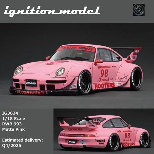 Ignition Model 1/18 RWB 993 Matte Pink IG3624